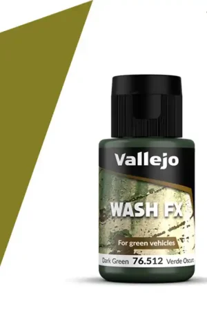Vert Foncé - 35ml Wash FX - VALLEJO 76.512 Commande En Gros