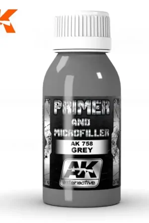 Apprêt haute qualité microchargé Gris 100 ml AK Interactive AK-758 Soldes