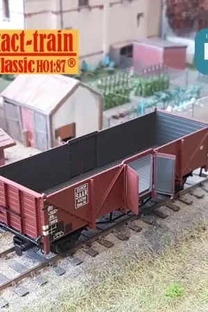 Wagon tombereau Klagenfurt (portes acier) SAAR Europ Ep III HO Exact-Train EX20336 Promotion Saisonnière