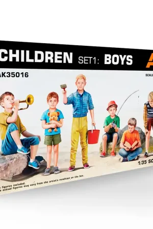 Super Prix Figurines enfants (set 1) 1/35 AK Interactive AK35016