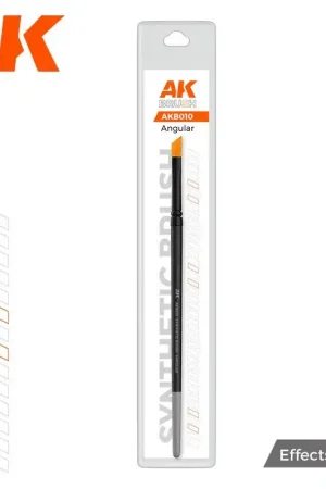 Expédition Rapide Brosse plate synthétique en angle pour effets d‘usures AK Interactive AKB010