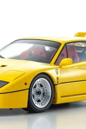 Kyosho Diecast Ferrari F40 Jaune 40 Ans 1/18 KS08416Y Promotion