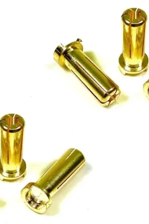 Absima Plug Or 5mm (x6) 3040017 Offre Exclusive
