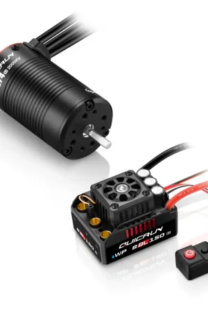 Hobbywing Combo Variateur Quicrun WP8BL150 + Moteur 4274SL 2000kv G2 Nouvelle Collection