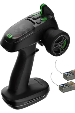 Absima Radio CR4S-EVO 2.4ghz 4 Voies + 2x Récepteurs 2000110 Haute Qualité
