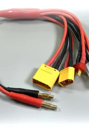 Absima Cordon de charge 5en1 XT90/XT60/Dean/JR/Tamiya 3040046 Prix Choc