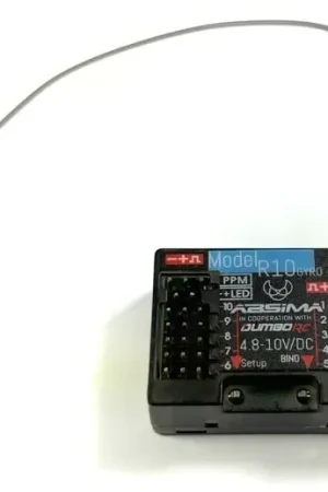 Absima Récepteur 10 Voies R10GYRO 2.4 Ghz 2020026 Promotion