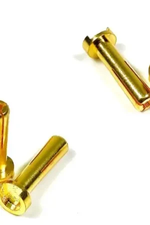 Authentique Absima Plug Or 4mm (x6) 3040016
