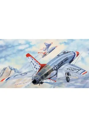 Expédié Aujourd'hui Maquette d‘avion en plastique F-100D THUNDERBIRDS