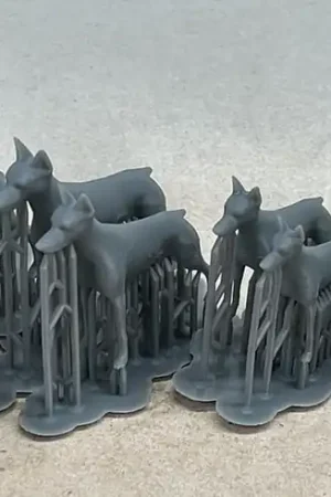 Achat Immédiat EMP3D 72130105 Psy - doberman - 2 sztuki mniejszy/ większy