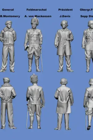 Vente Flash Germania-Figuren 72-PERS-0004 Personalities And Military Leaders Of History IV