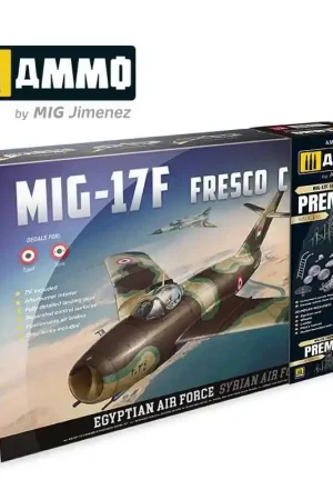 AMMO of Mig Jimenez 8515 MiG-17F Fresco C PREMIUM EDITION (Egyptian Air Force, Syrian Air Force) Réduction