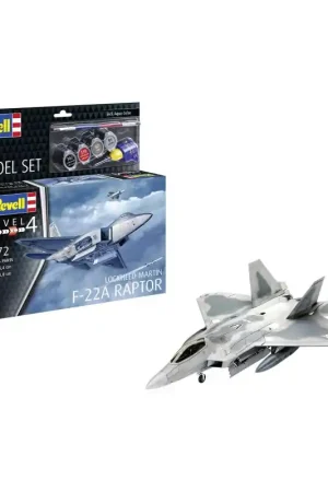 Quantité Limitée Revell 63858 Lockheed Martin F-22A Raptor Model Set