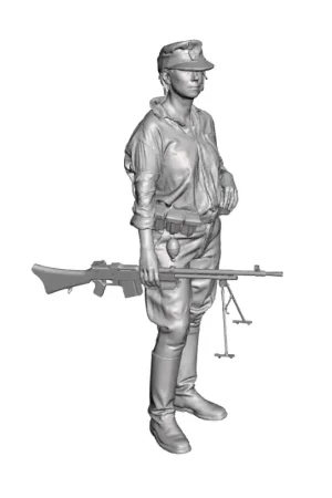 3d Scale Model Universe 16F011 Polish WW2 Voluntary Female Fighter - Warsaw Uprising August 1944 Commander Maintenant