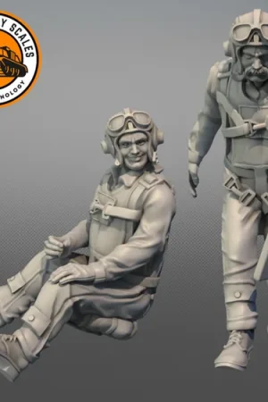 Prix Réduit IDAP Technology PMI0427D US Navy Pilots WW2 Set 1 (Casted Figures)