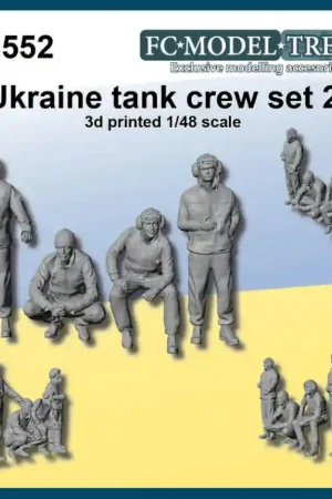 Acheter Direct FC ModelTrend 48552 Ukraine Tank Crew Set 2