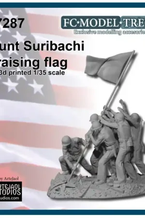 FC ModelTrend 37287 Mount Suribachi Raising Flag - Iwo Jima 1945 (3D-printed) Promotion Saisonnière