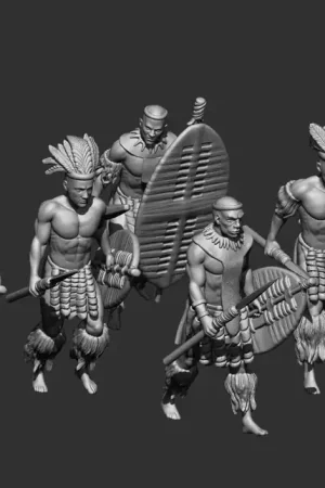 Germania-Figuren 72-8511 Marching Zulu Warriors Achat Immédiat