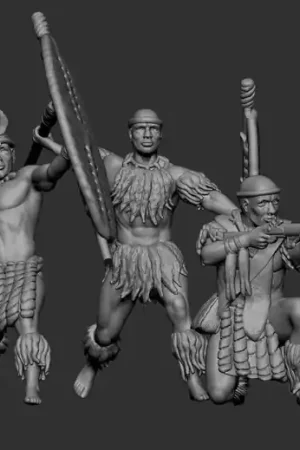 Acheter En Ligne Germania-Figuren 72-8513 Zulu Warrior Ranged Combat