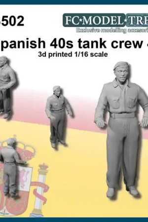Acheter En Ligne FC ModelTrend 16502 Spanish 40s Tank Crew 4