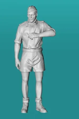 Acheter En Ligne EMP3D 99200149-25 Niemiecki czołgista Afrika Korps 2WŚ - wersja 3 (1 Figurka)