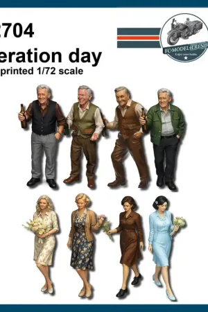 FC ModelTrend 72704 Liberation Day (8 Figures / 3D-Printed) Top Vente