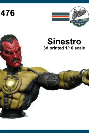 Top Vente FC ModelTrend 10476 Sinestro - Bust (3D-Printed)