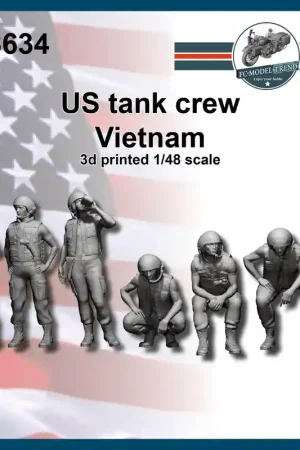 Offre Du Jour FC ModelTrend 48634 US Tank Crew - Vietnam War (6 Figures / 3D-Printed)