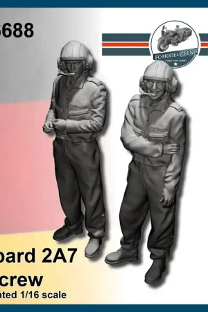 Promotion Saisonnière FC ModelTrend 16688 Leopard 2 Crew (2 Figures / 3D-Printed)
