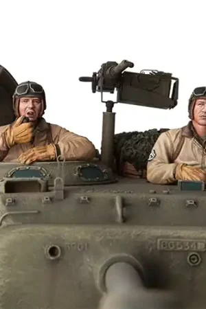 SOLMODEL MM202 US WWII Tank Crew 5 (2 Figures) Nouvelle Collection