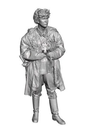 3d Scale Model Universe 16F042 German WW2 Waffen SS Young Officer in Winter Clothing (Late War) Commander Maintenant