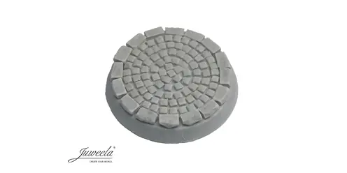 Acheter En Ligne Juweela 25012 Bases "Cobble and Plates" dia. 32 mm + Accessories (1 x 5 pcs)