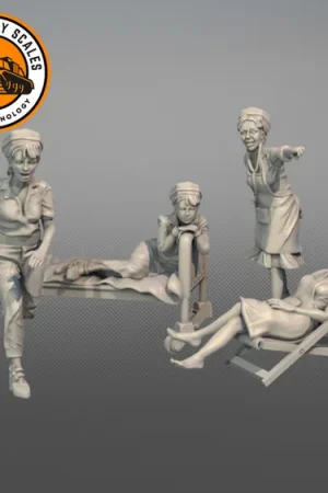 Expédition Rapide IDAP Technology PMI0526C Hospital Nurses WWII 3
