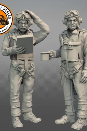 Offre Du Jour IDAP Technology PMI0512D US Navy Pilots WWII 4 (Casted Figures)