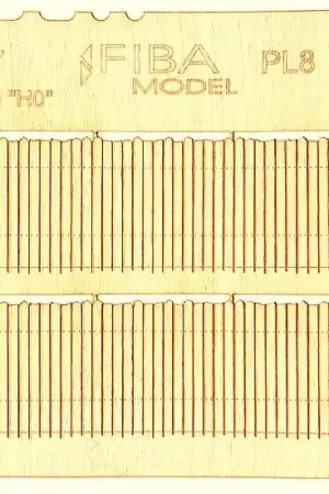 Bon Plan Model scene PL8-017 Wooden Fence Irregular Cut - Type II