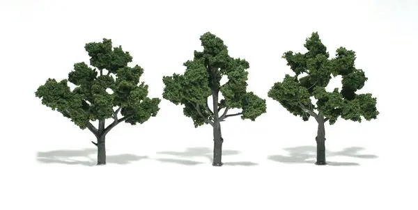Woodland Scenic TR1510 Medium Green Trees (3 szt.) Offre Du Jour
