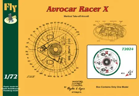 FLY 72024 Avrocar Racer X 4+1 Prix Réduit