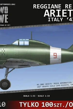 Livraison Express Modelarstwo kartonowe 3010 Reggiane Re.2002 Ariete, Italy ‘43