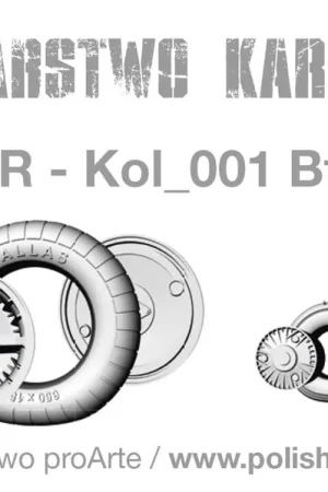 Modelarstwo kartonowe R-KOL001 Bf-109 E - Wheels (3D Printing) Petit Prix
