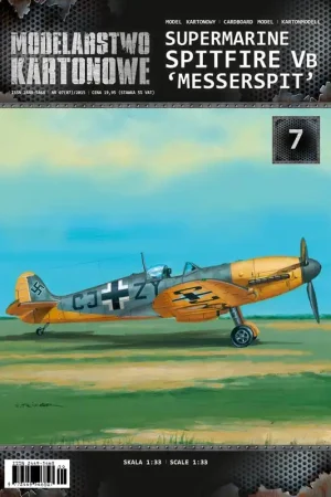 Modelarstwo kartonowe 007 Spitfire Mk.Vb ‘Messerspit‘ Prix Réduit