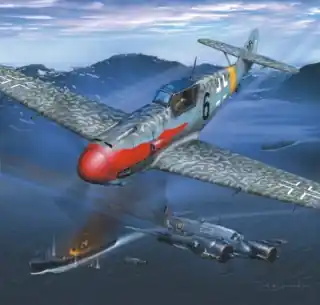 Dernier Modèle Haliński KA-4-2010 Messerschmitt Bf 109T-2 - German Fighter