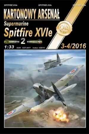 Haliński KA-3-4-2016 Supermarine Spitfire XVIe - English Fighter (2 Complete Models) Achetez Aujourd'hui