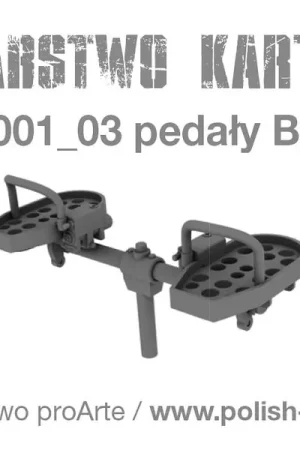 Prix Cassé Modelarstwo kartonowe R-001-03 Bf 109 B/E - Pedały