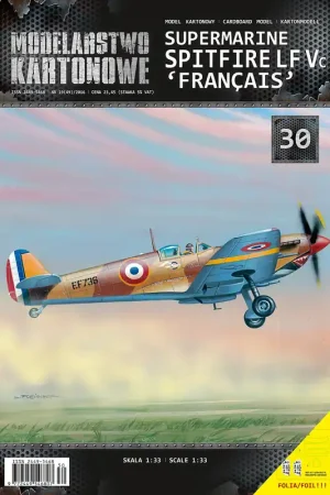 Modelarstwo kartonowe 030 SPITFIRE LF Mk.Vc ‘francais‘ Soldes