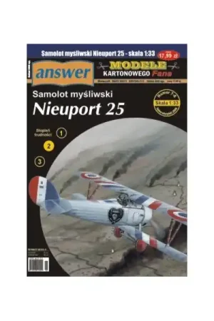 Answer MKF-07-08-2006 Nieuport 25 - Fighter Plane Top Vente