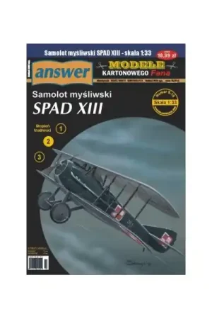Answer MKF-09-10-2006 Spad XIII - Fighter Plane Acheter En Ligne