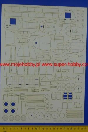 Haliński MM-3-4-2009-ac Mi-24D Hind - Russian Attack Helicopter (Laser Cut Frames) Prix Réduit