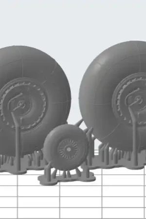 Usine Directe Answer MMM-05-2025-KOL Messerschmitt Bf-110F-2 - Wheels