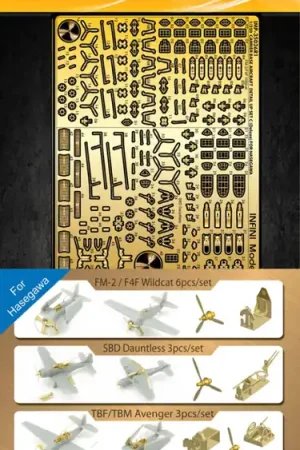 Livraison Express Infinimodel IMP35036R1 US Navy Carrier Aircraft Deluxe Set C (for Hasegawa kits)