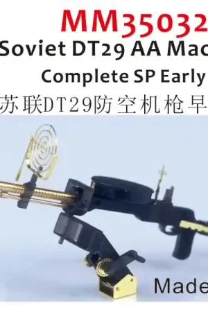 Soldes NEW! Mosaic Model MM35032 Soviet WWII DT-29 AA Machine Gun Early Type Special Set